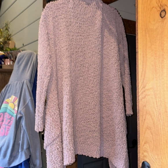 Euc worn once large flowy tunic he open sweater super soft - Picture 4 of 4